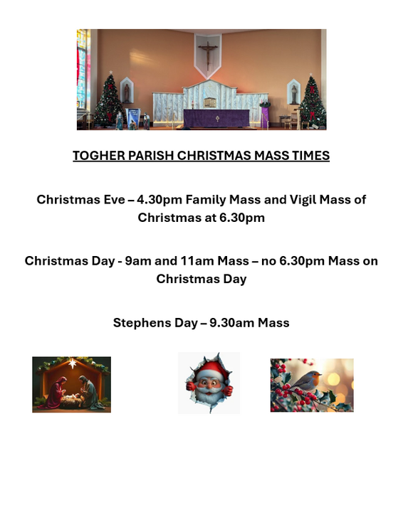 Christmas Mass times 2025